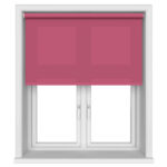 Dover Crimson Rose Motorised Roller Blind