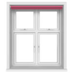 Dover Crimson Rose Motorised Roller Blind