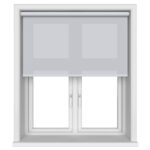 Dover Subtle Grey Motorised Roller Blind