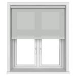 Dover Mist Grey Motorised Roller Blind