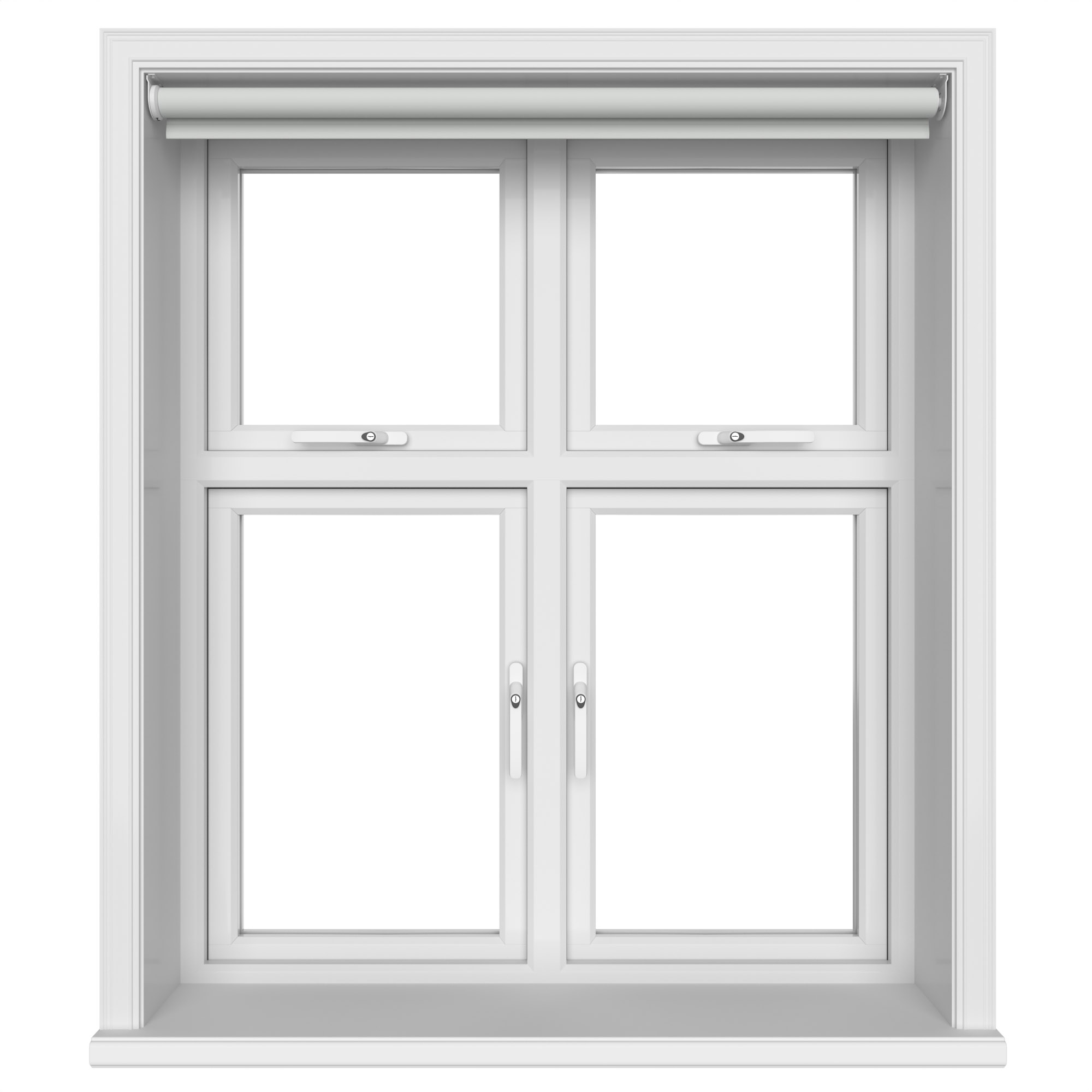 Dover Mist Grey Motorised Roller Blind - Image 3