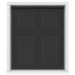 Dover Jet Black Motorised Roller Blind