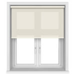 Dover Chalk White Motorised Roller Blind