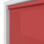 Dover Flame Red Motorised Roller Blind