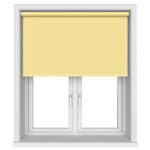 Dover Blackout Sunlit Yellow Motorised Roller Blind