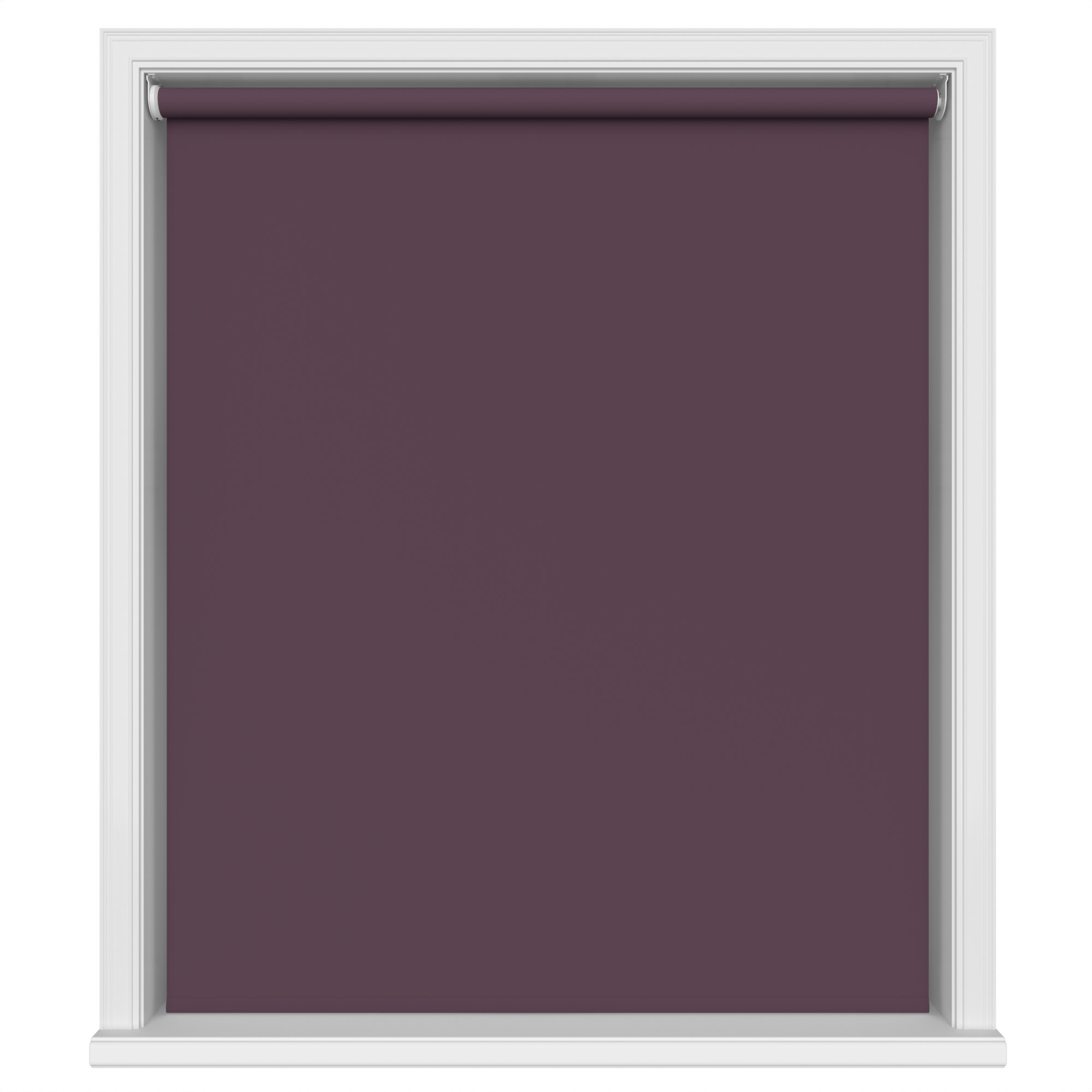 Dover Blackout Royal Plum Motorised Roller Blind - Image 2