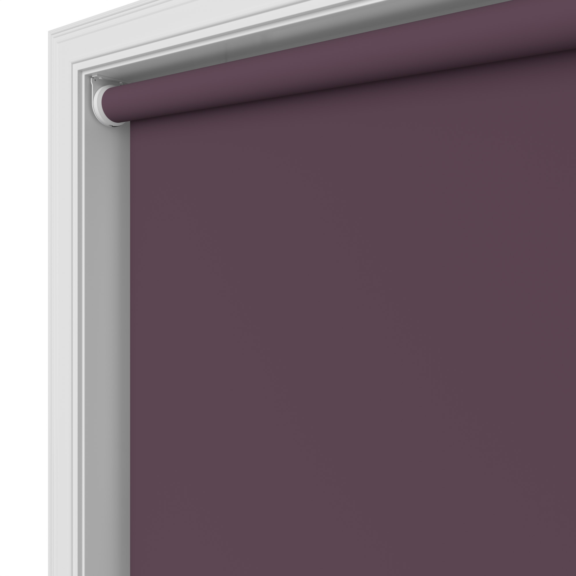 Dover Blackout Royal Plum Motorised Roller Blind - Image 4