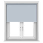 Dover Blackout Skyline Blue Motorised Roller Blind