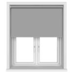 Dover Blackout Iron Grey Motorised Roller Blind