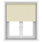 Dover Blackout Buttercream Motorised Roller Blind