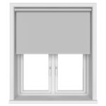Dover Blackout Light Grey Motorised Roller Blind