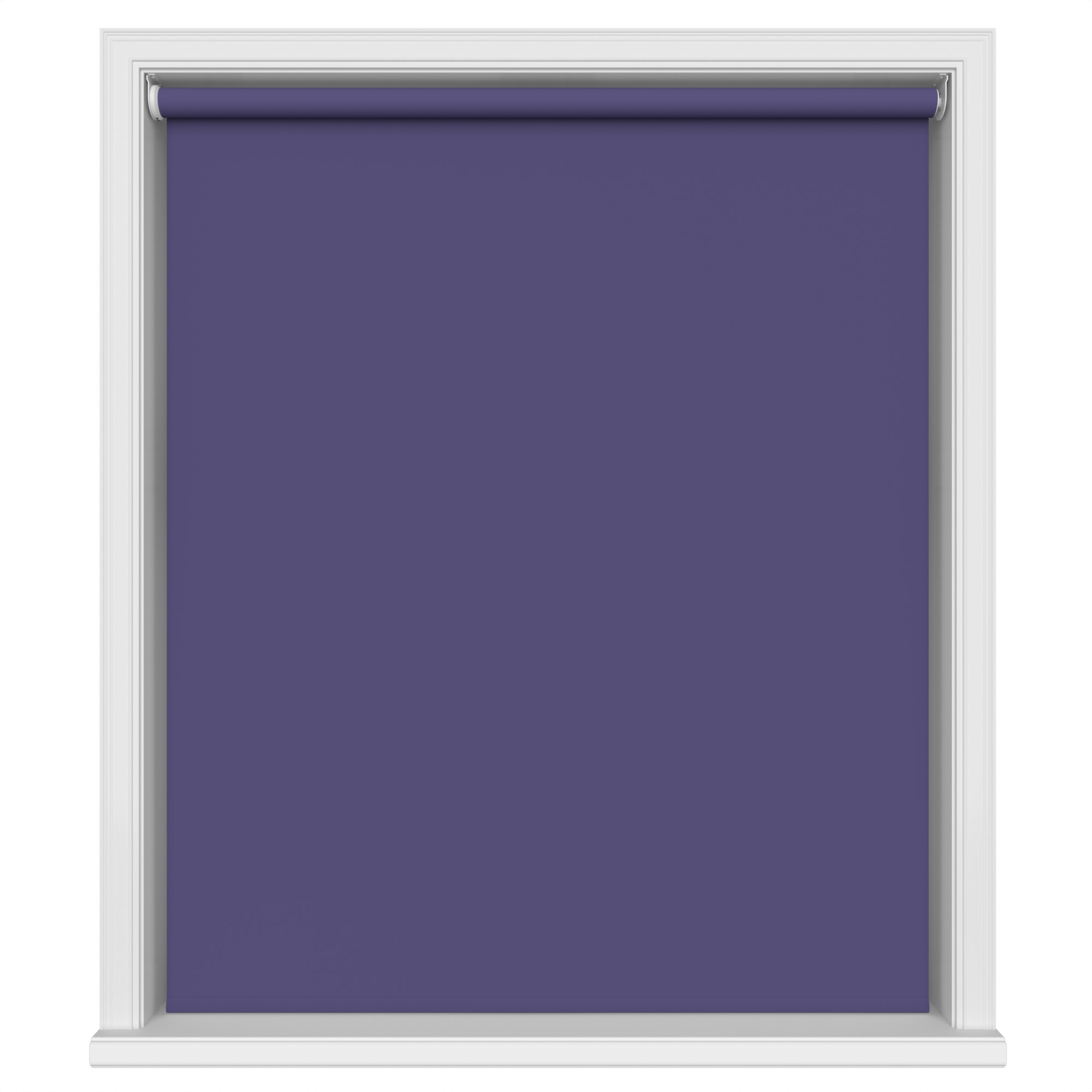 Dover Blackout Majestic Violet Motorised Roller Blind - Image 2