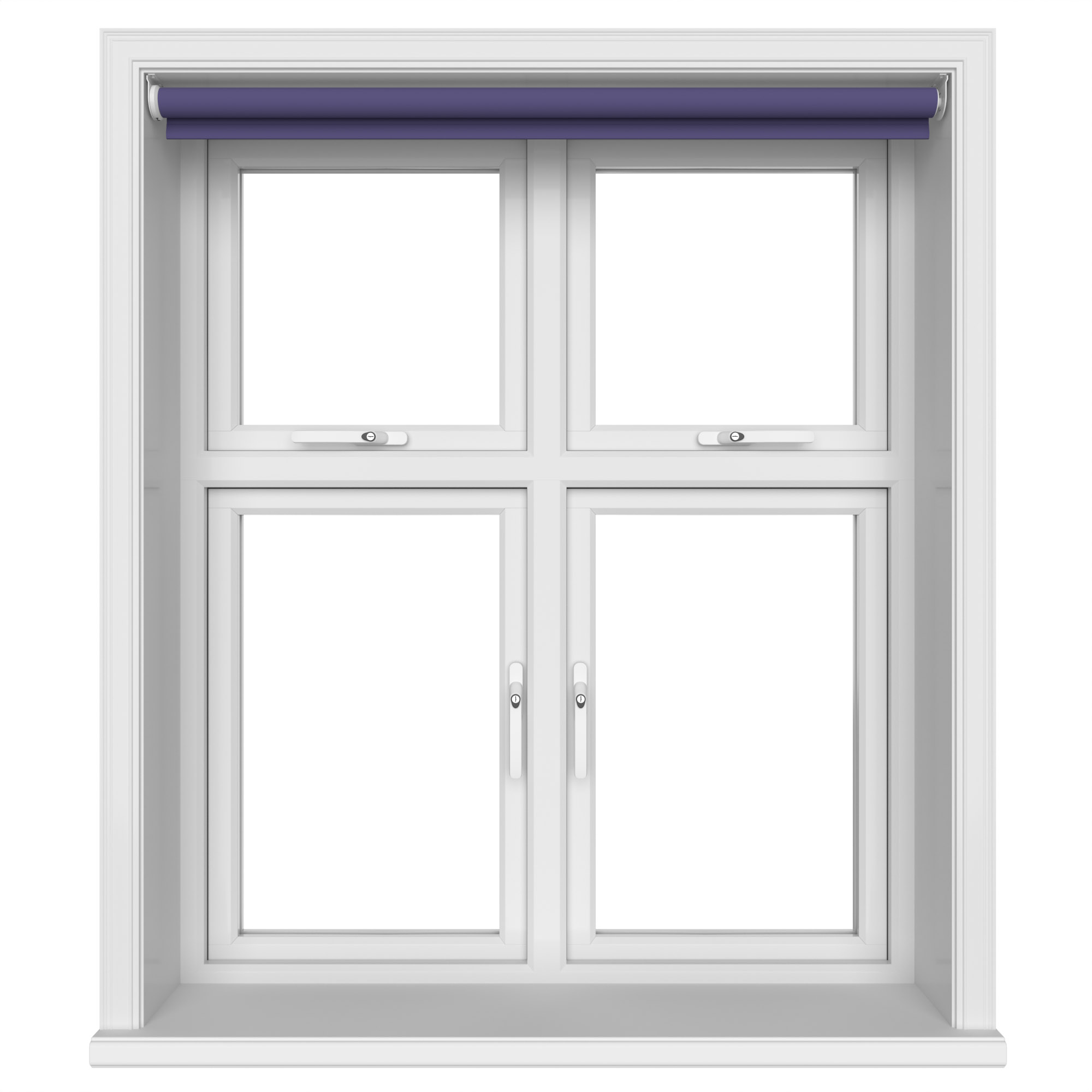 Dover Blackout Majestic Violet Motorised Roller Blind - Image 3