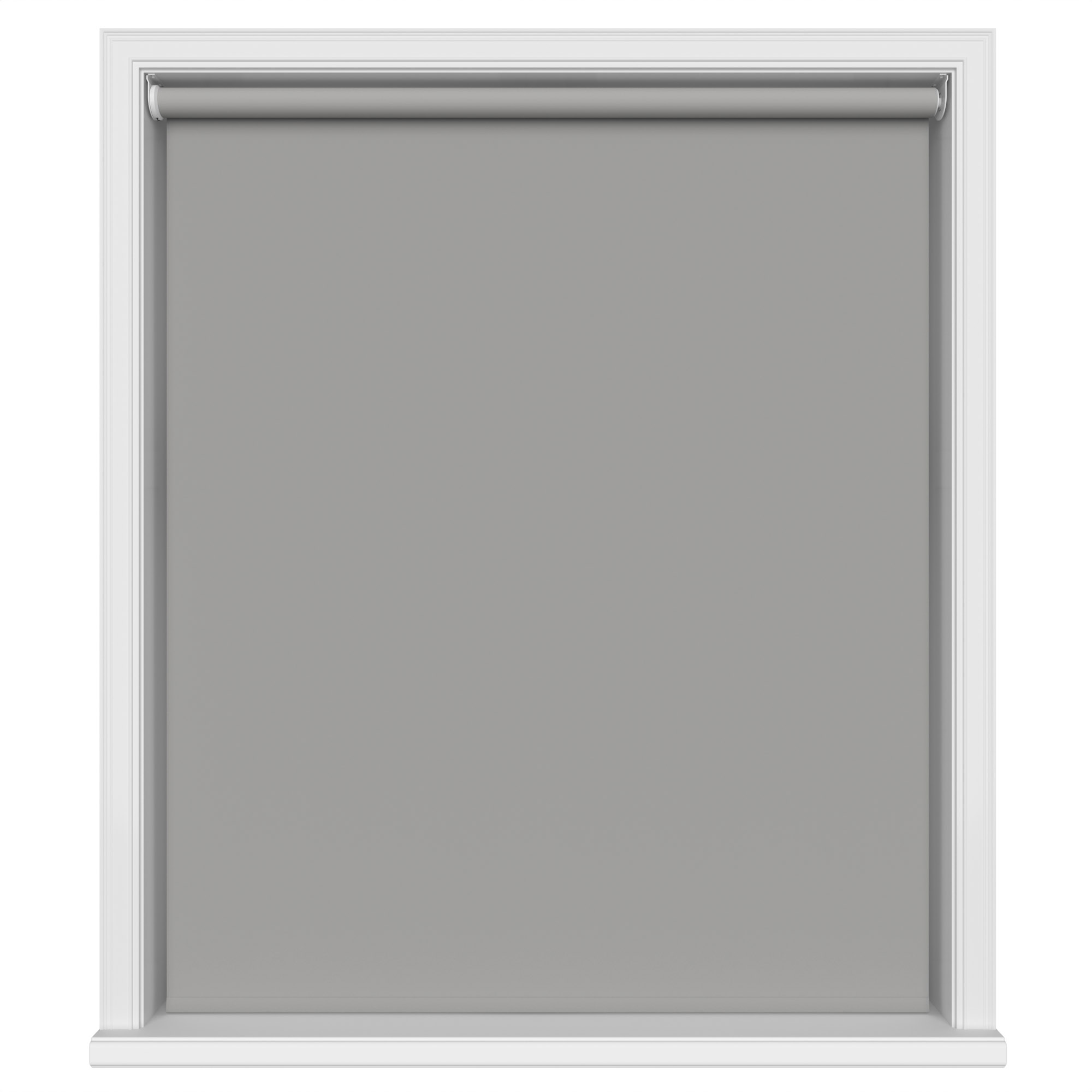 Dover Blackout Pewter Grey Motorised Roller Blind - Image 2