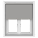 Dover Blackout Pewter Grey Motorised Roller Blind