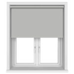 Dover Blackout Stone Grey Motorised Roller Blind