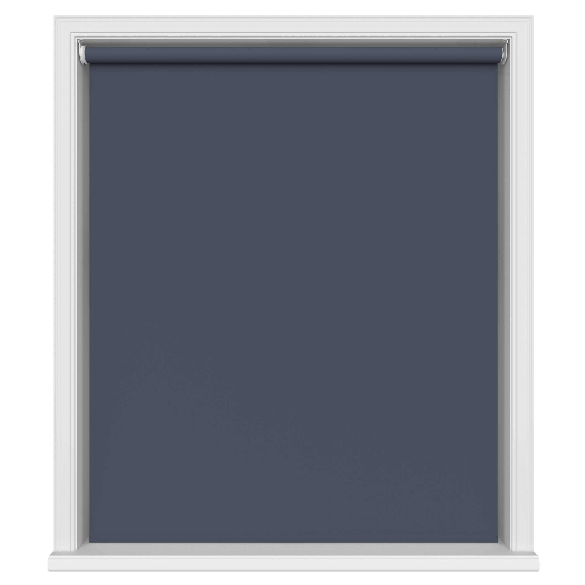 Dover Blackout Deep Indigo Motorised Roller Blind - Image 2