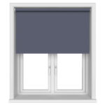 Dover Blackout Twilight Blue Motorised Roller Blind