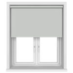 Dover Blackout Mist Grey Motorised Roller Blind