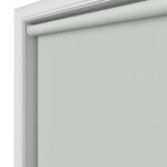 Dover Blackout Mist Grey Motorised Roller Blind