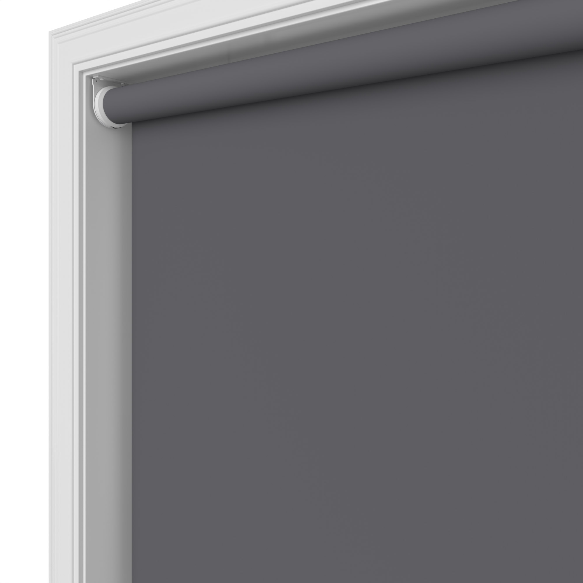 Dover Blackout Gunmetal Motorised Roller Blind - Image 4