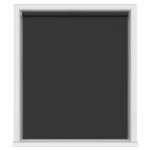Dover Blackout Jet Black Motorised Roller Blind