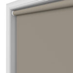 Dover Blackout Mushroom Beige Motorised Roller Blind