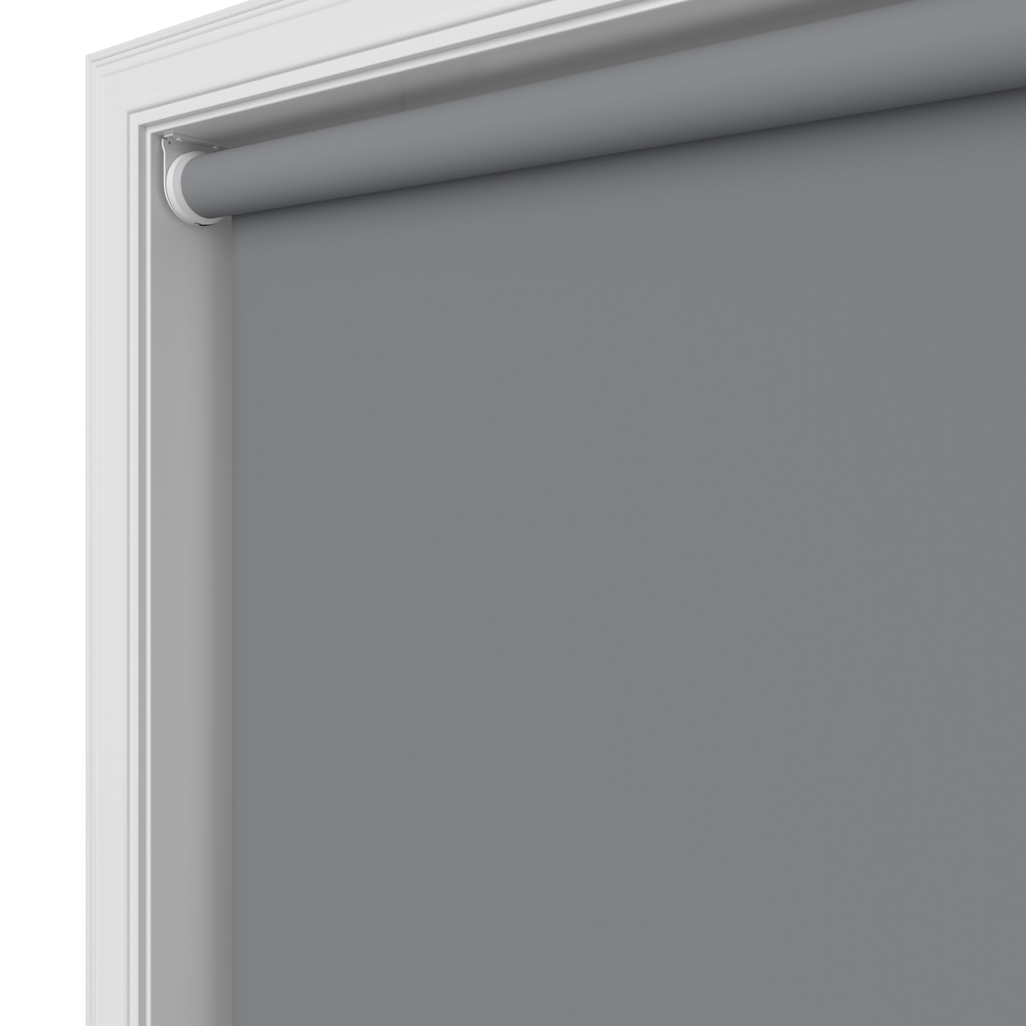 Dover Blackout Graphite Grey Motorised Roller Blind - Image 4