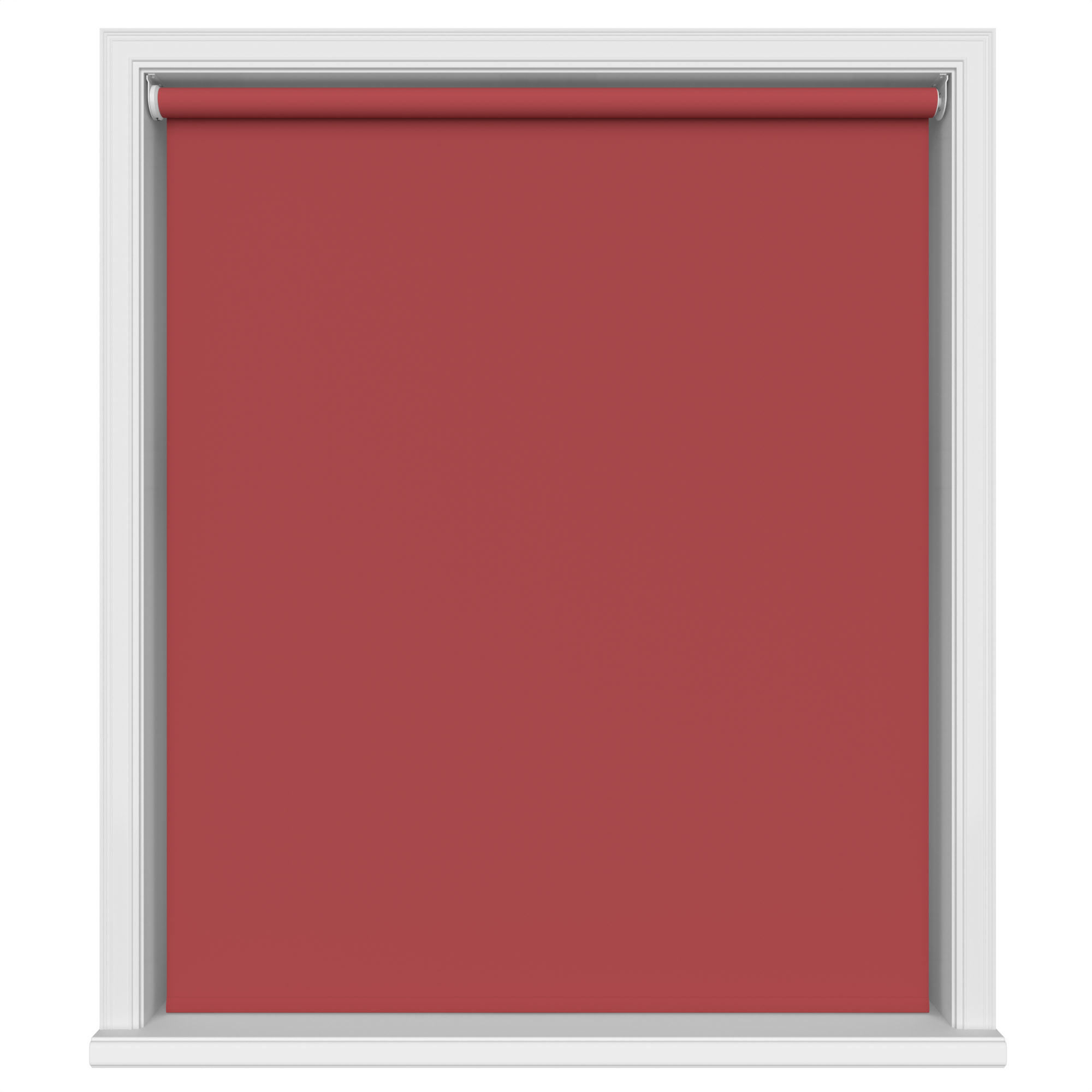 Dover Blackout Rich Ruby Motorised Roller Blind - Image 2