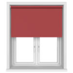 Dover Blackout Rich Ruby Motorised Roller Blind