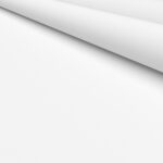 Dover Blackout Pure White Motorised Roller Blind