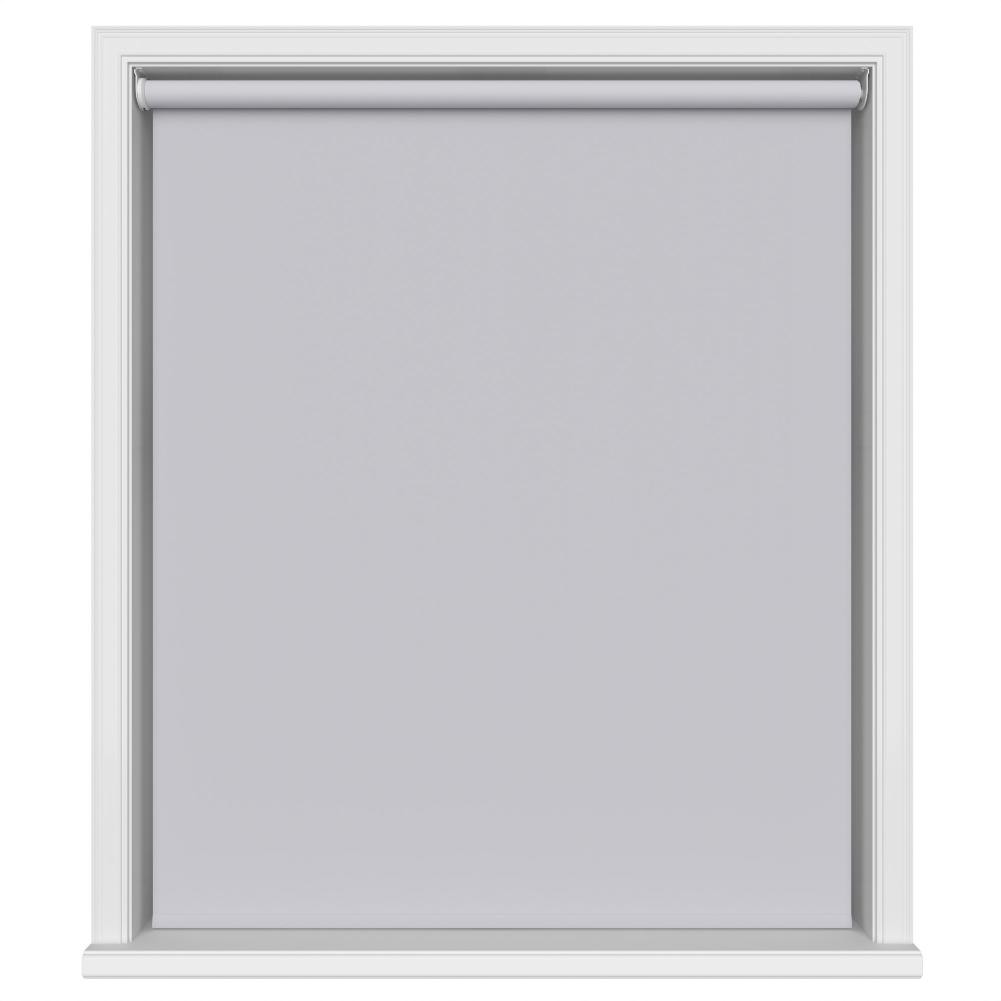 Dover Blackout Pale Grey Motorised Roller Blind - Image 2