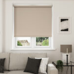 Accent Blackout Quaint Beige Motorised Roller Blind