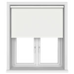 Accent Blackout Natural Chalk Motorised Roller Blind