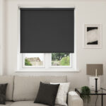 Accent Blackout Deep Smoke Motorised Roller Blind