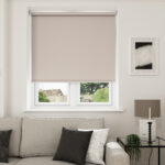 Accent Blackout Blush Haze Motorised Roller Blind