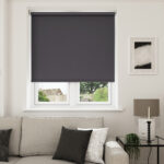 Accent Blackout Slate Ember Motorised Roller Blind