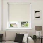 Accent Blackout Soft Ivory Motorised Roller Blind