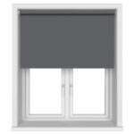 Radiance Blackout Anthracite Motorised Roller Blind