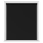 Radiance Blackout Deep Black Motorised Roller Blind