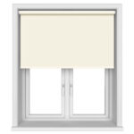 Radiance Blackout Butter Cream Motorised Roller Blind