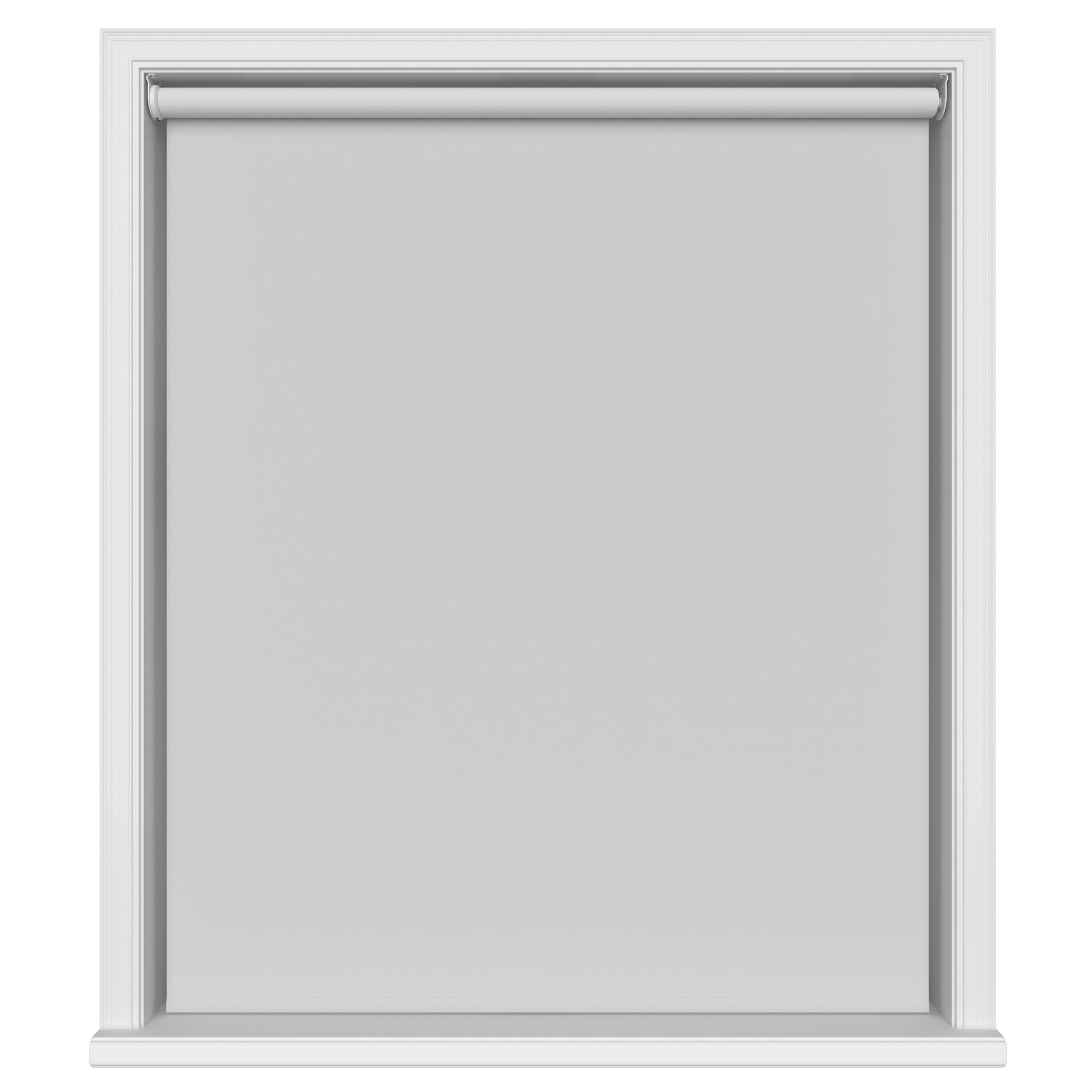 Radiance Blackout Soft Grey Motorised Roller Blind - Image 2