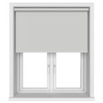 Radiance Blackout Soft Grey Motorised Roller Blind