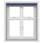 Radiance Blackout Imperial Blue Motorised Roller Blind