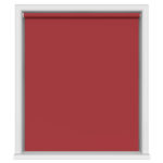 Radiance Blackout Lava Red Motorised Roller Blind
