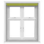 Radiance Blackout Lime Zest Motorised Roller Blind