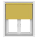 Radiance Blackout Solar Yellow Motorised Roller Blind