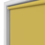 Radiance Blackout Solar Yellow Motorised Roller Blind