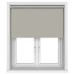 Radiance Blackout Stone Grey Motorised Roller Blind
