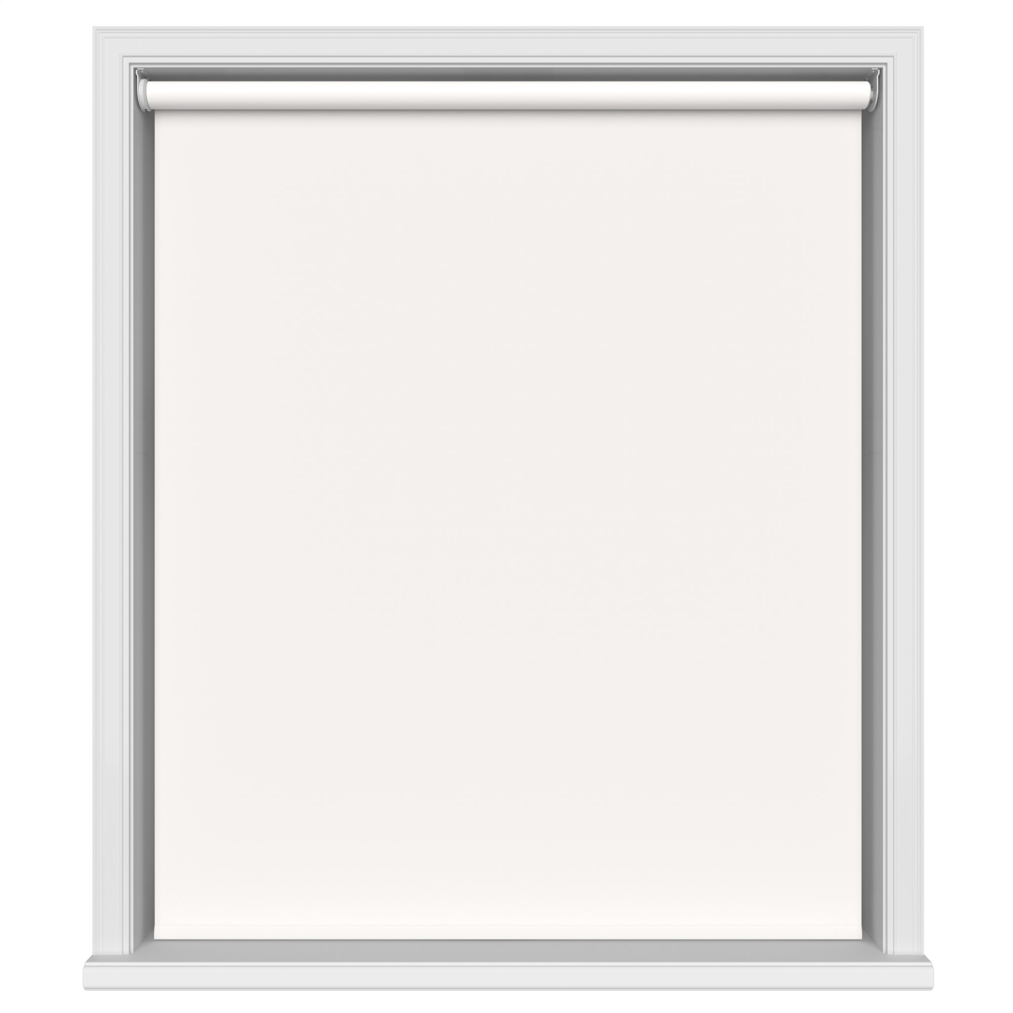 Radiance Blackout Bright White Motorised Roller Blind - Image 2